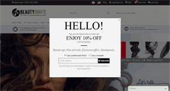 Desktop Screenshot of beautyroute.com